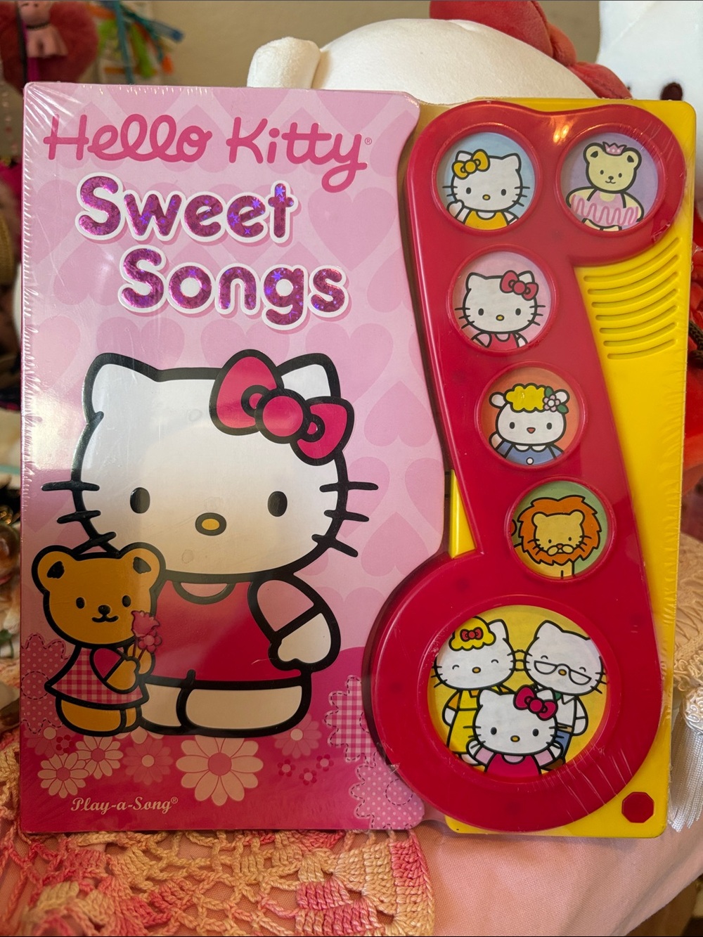 Hello Kitty Sweet Songs Musical Book - Pink, Red, Yellow